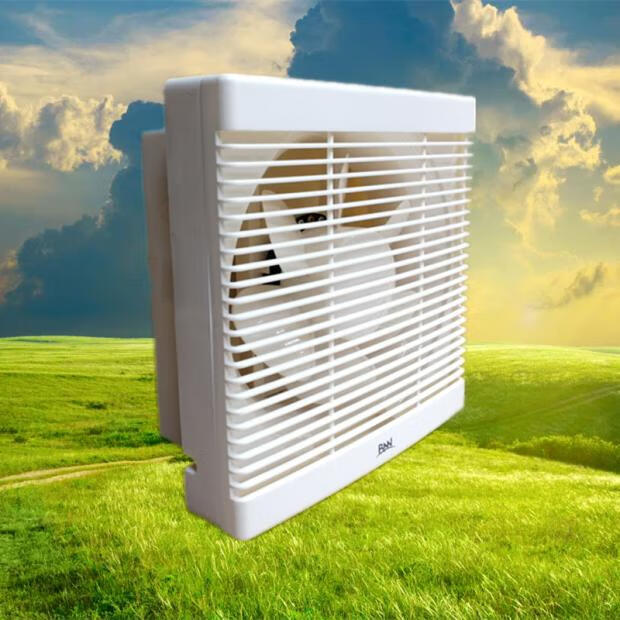 bnn贝莱尔10寸带罩窗式墙式滚珠轴承百叶换气扇排气扇排风扇 气扇排