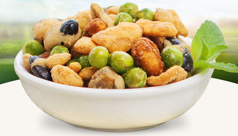 蟹黄味蚕豆零食小包装胡豆香酥休闲零食蟹黄味蚕豆500g