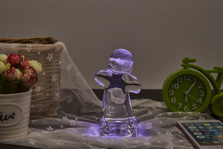 魔幻手机2傻妞归来傻妞手机礼物水晶娃娃送女友生日礼品 一代短发水晶