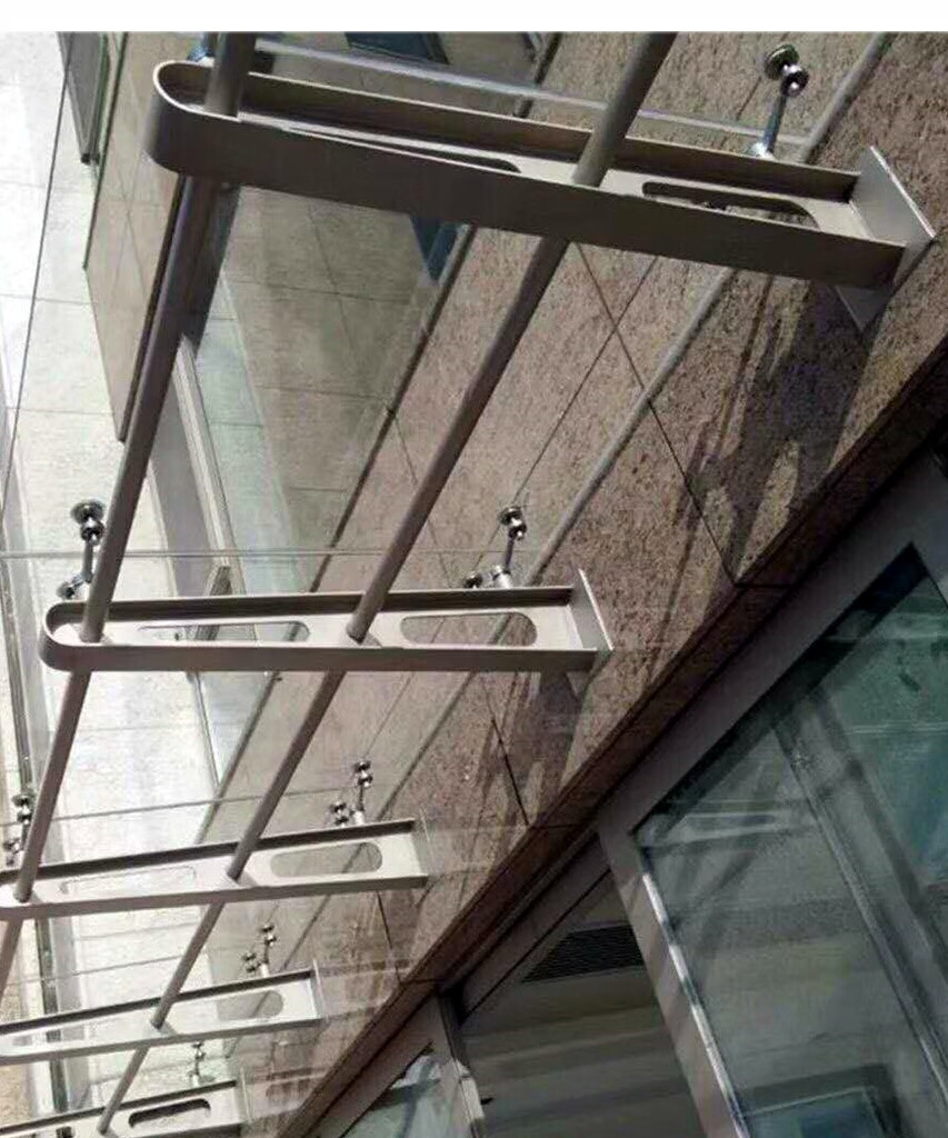 雨篷钢梁制不锈钢雨棚钢梁201304雨棚牛腿支架钢架h型钢结构挑10米