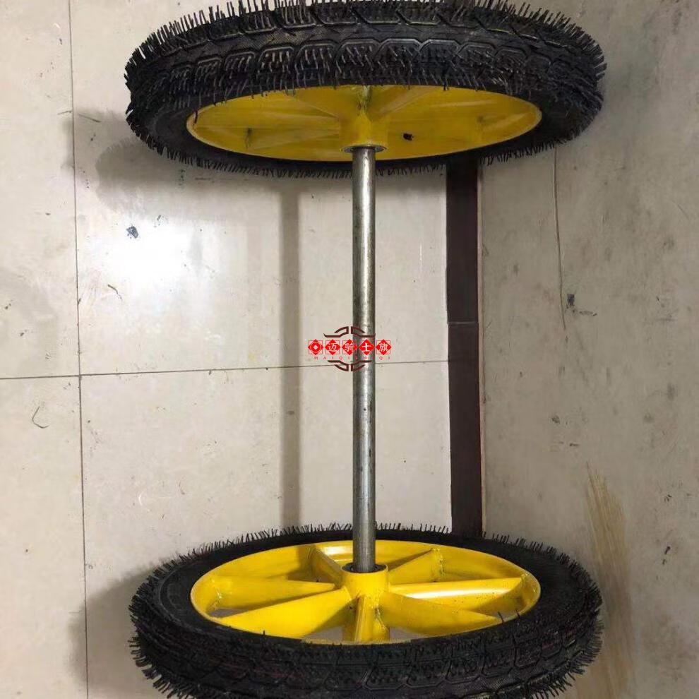 工地手推车轮胎18300劳动车实心轮子板车斗车架子人力车钢圈18寸钢圈