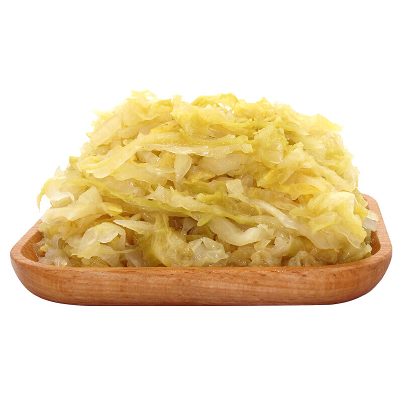 东北酸菜大缸腌制酸白菜炖粉条的鲜酸菜丝500g
