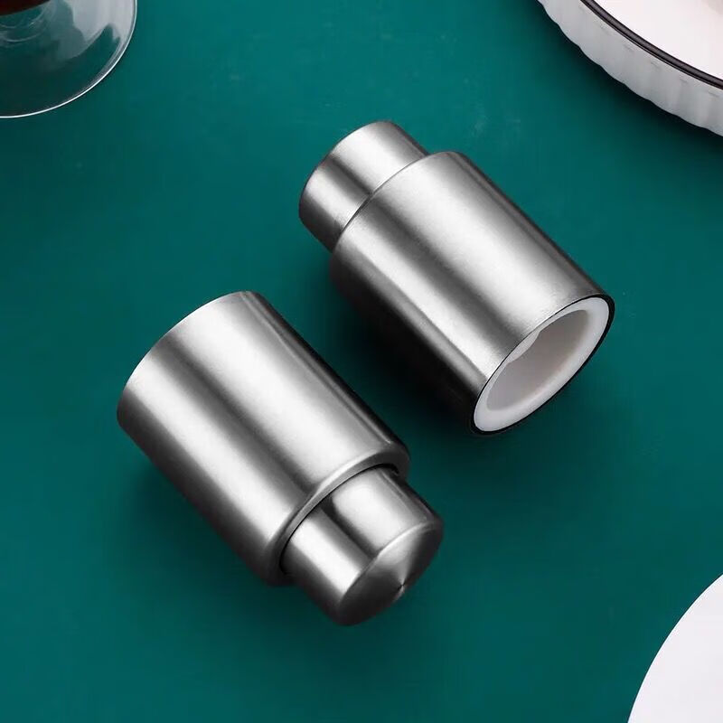 不锈钢红酒真空保鲜酒塞红酒酒具红酒塞葡萄酒酒瓶塞真空酒塞金属款