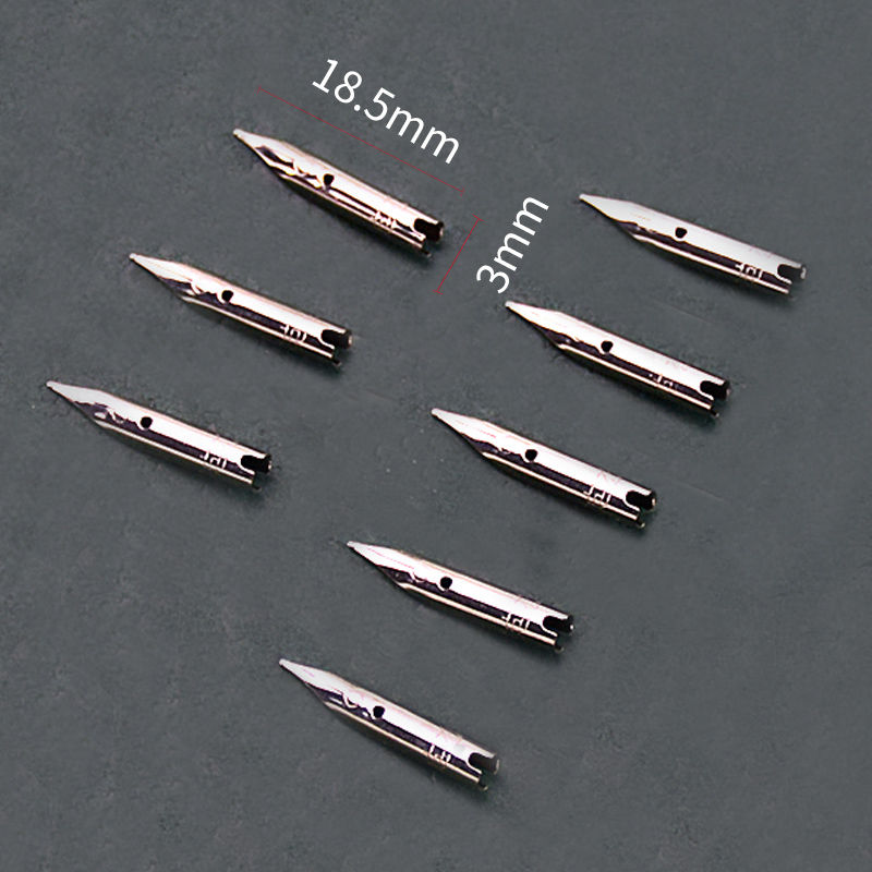 左一仁钢笔笔尖通用英雄永生钢笔头暗尖包尖美工尖通用038mm05笔尖038