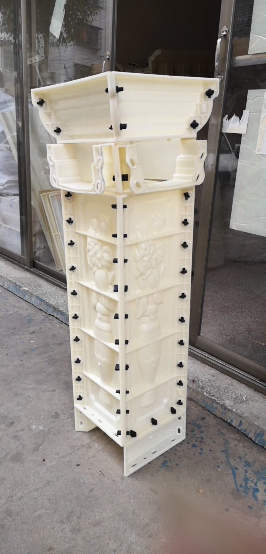 雅欧腾美新款欧式罗马柱模具欧式阳台现浇栏杆模具花瓶柱转角大柱子93