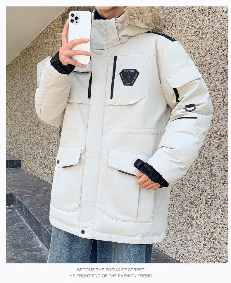 波士顿羽绒服男高档加肥加大男士服男冬季服男2022新款冬季男装外套男