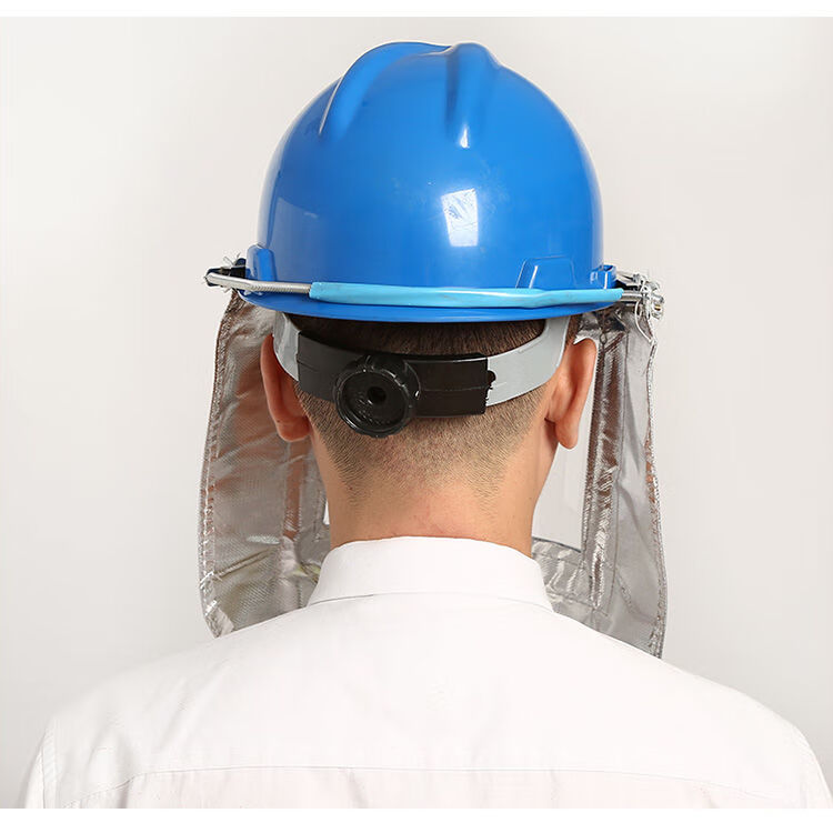 耐高温防护1000度铝箔冶炼面罩炼钢冶金电焊隔热面具炉前工业单独铝箔