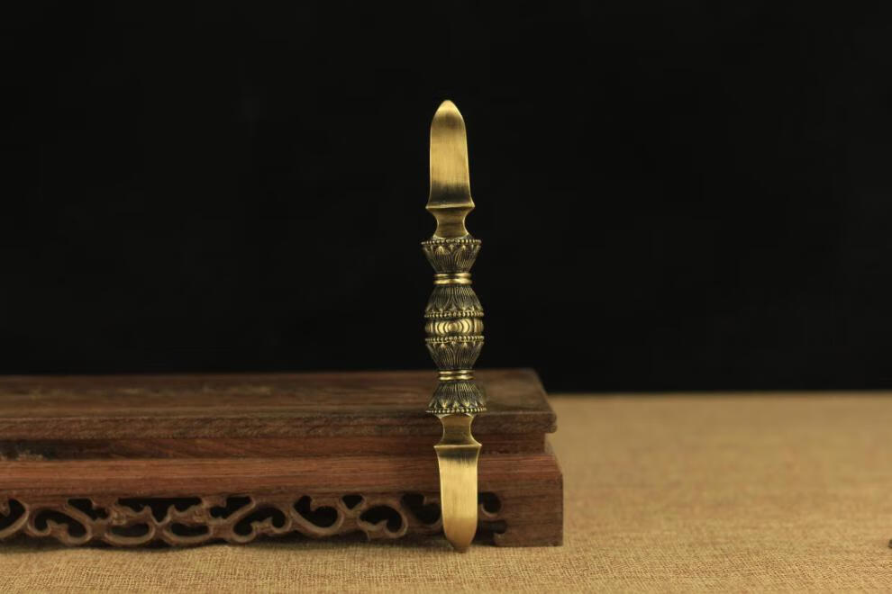 【提伯斯】佛像唐密真言宗独股杵16cm 合金金刚杵降魔杵法器宝杵 一字