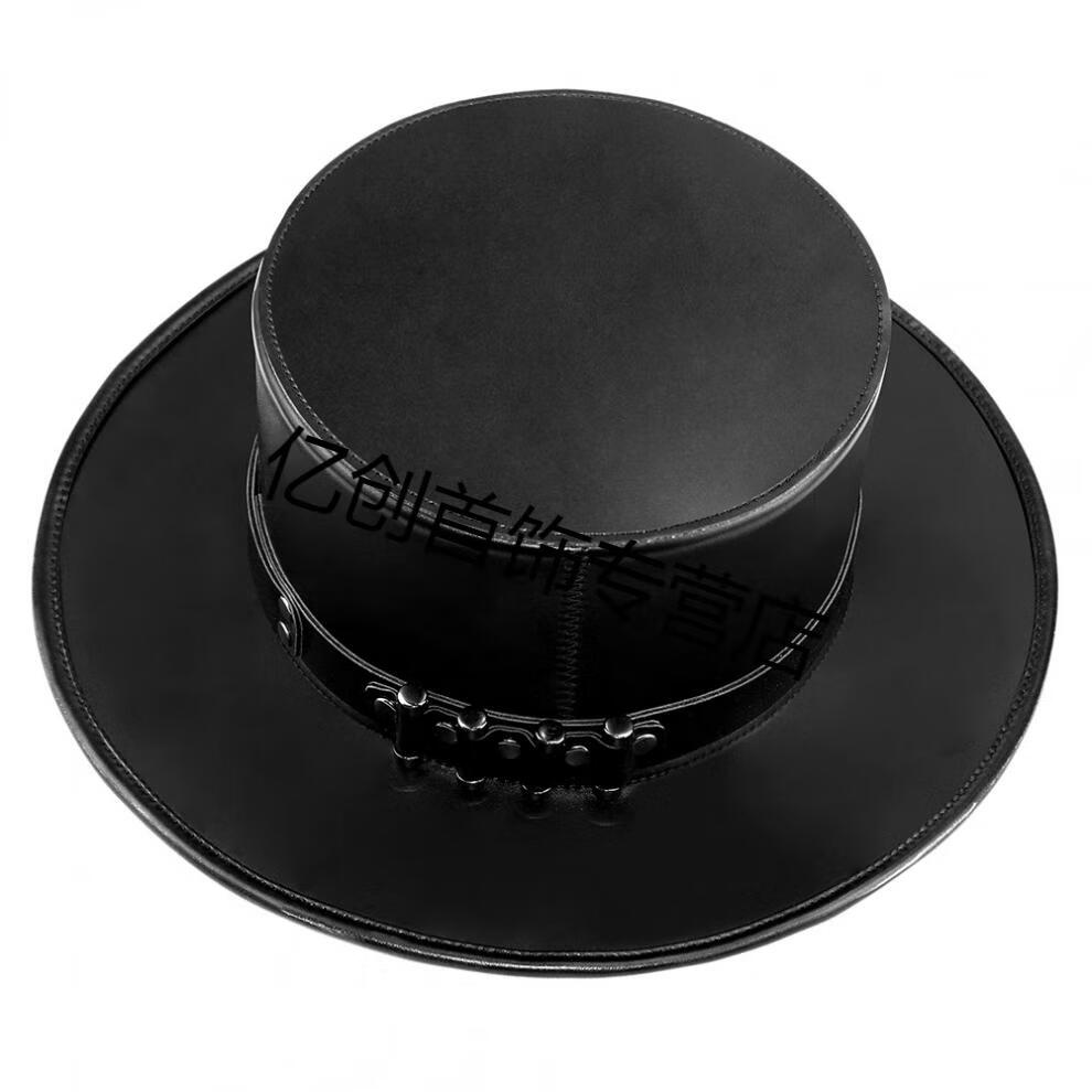 亿贝琳万圣节欧美朋克瘟疫医生中性魔术帽绅士礼帽女舞会道具fht014bk