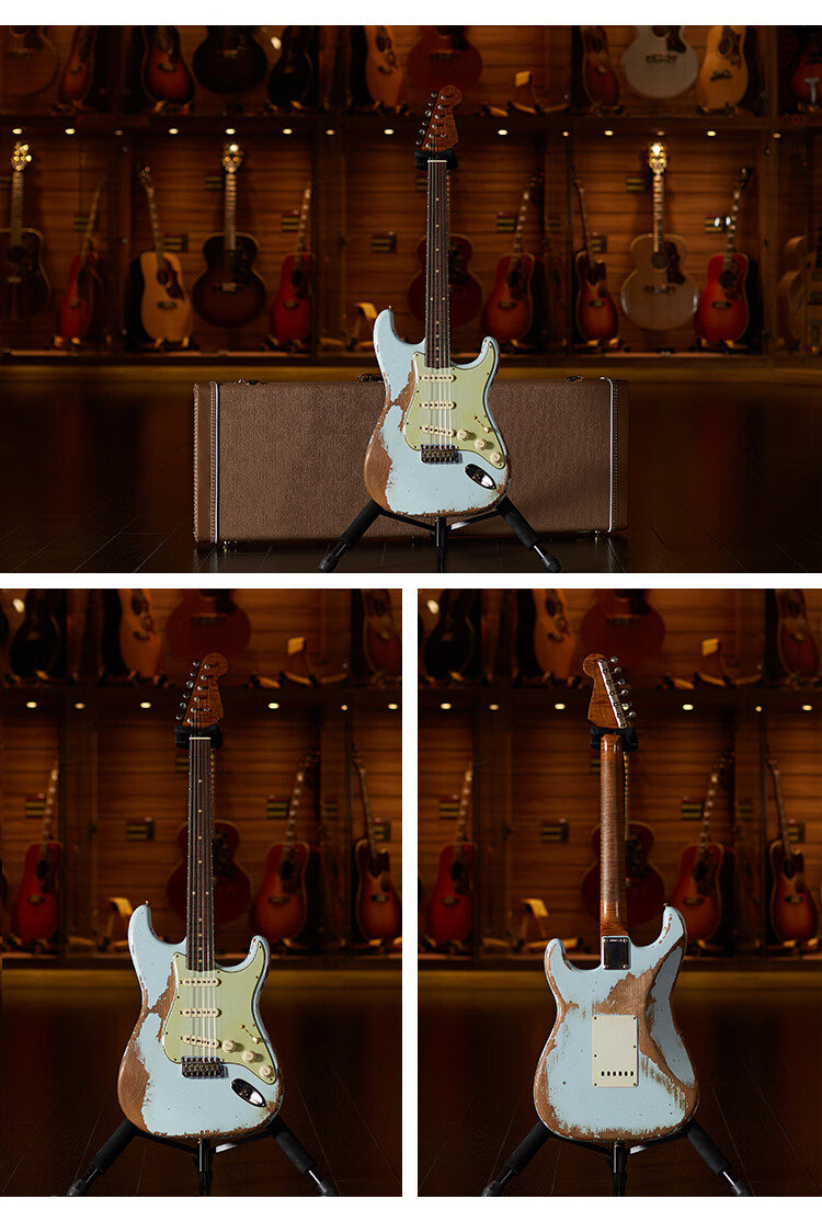 世音琴行 fender masterbuilt/master built carlos lopez 9213000589