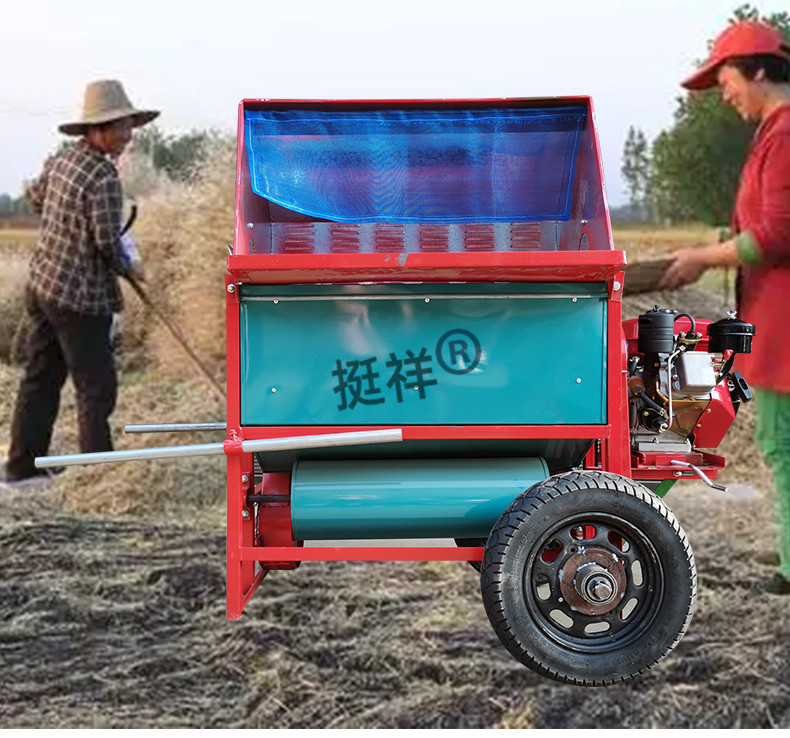 稻谷油菜收割机小型家用打谷机打油菜机器农用收谷机油菜籽脱粒机单