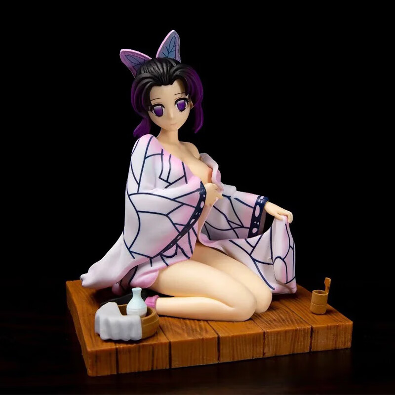 鬼灭之刃手办摆件蝴蝶忍虫柱q版景品gk雕像动漫公仔玩偶周边礼品生日