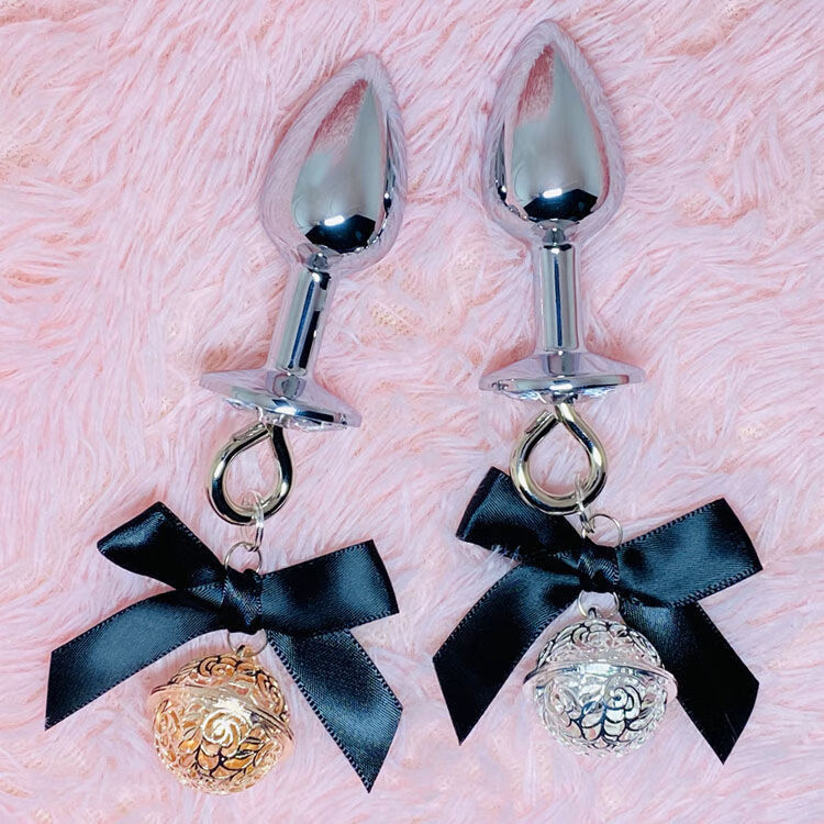 卡维妲新品肛塞尾巴手铐宫铃肛塞sm情趣跪趴后入反手