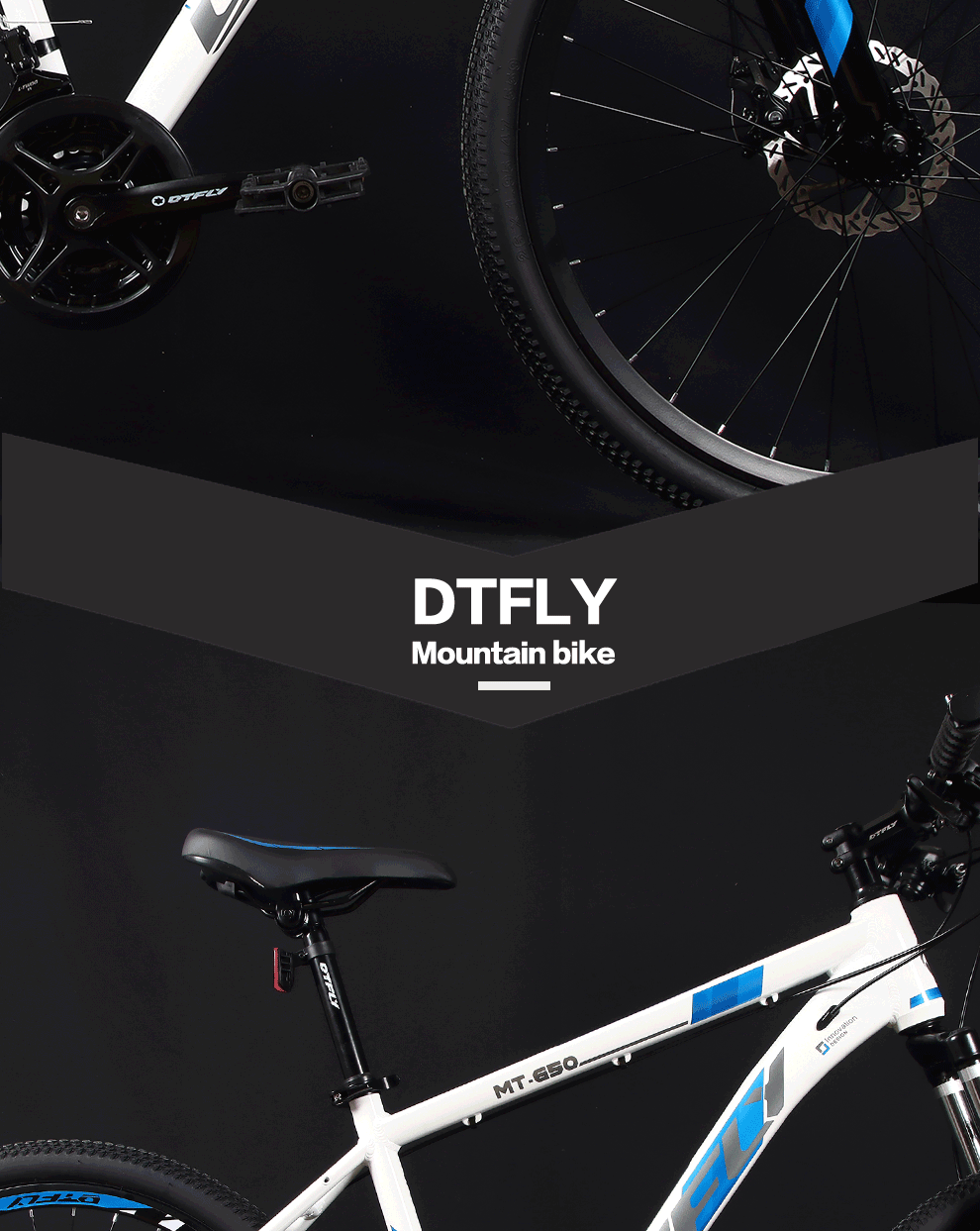 【官网专卖】飞行dt风暴dtfly铝合金山地车自行车26寸21速禧玛诺机械