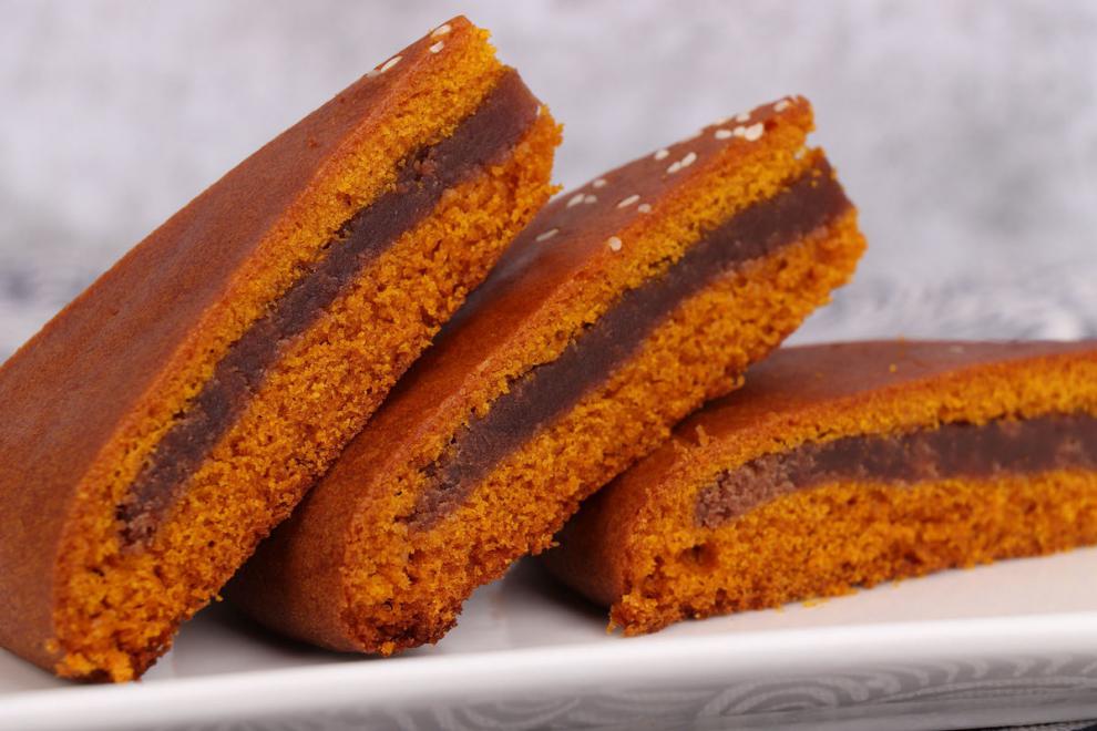 云南大荞饼荞三香陆良特产大饼红饼月饼多口味美食点心糕点小吃豆沙大