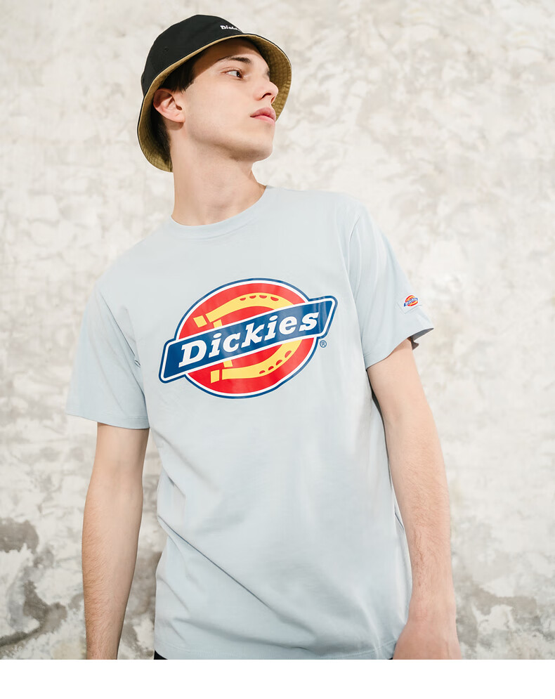 dickies短袖t恤22春夏旗舰彩色logo纯棉t恤男半袖运动休闲潮dk008732