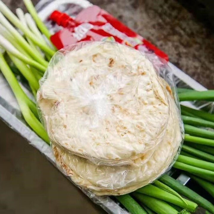 淄博烧烤卷饼网红特色山东烧烤小饼专用薄饼单饼原味手卷饼白皮饼