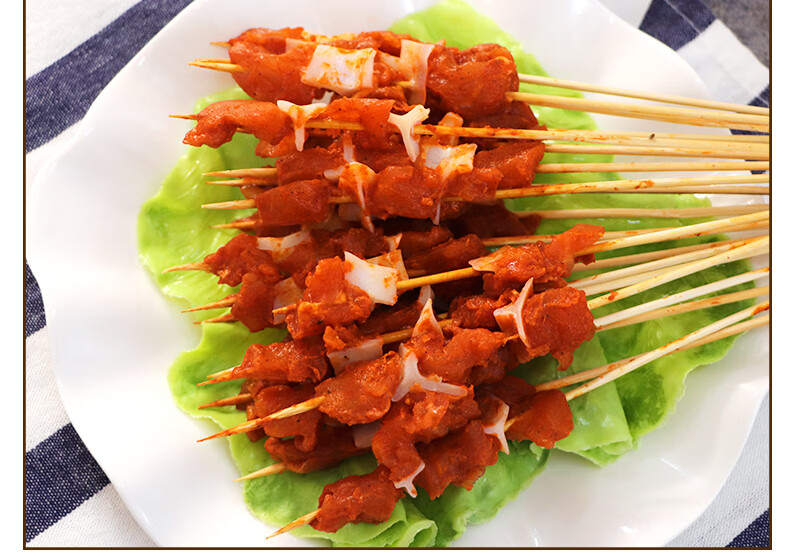 食环骨肉相连串小骨肉手把串鸡脆骨软骨肉商用烧烤小串 2700g【图片 