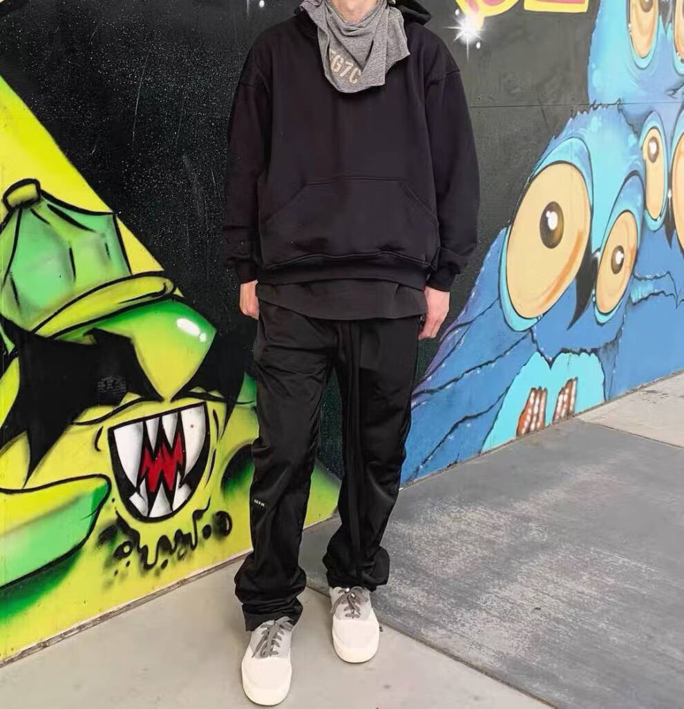 loosafanda yeezy season6侃爷kanye联名克莱因蓝卫衣男女外套宽松加