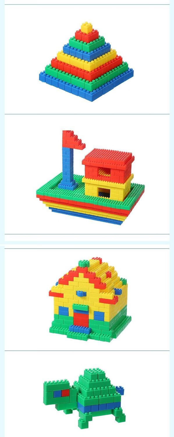 儿童积木玩具建筑百变儿童环保创意拼接积木男孩女孩立体拼装玩具积木