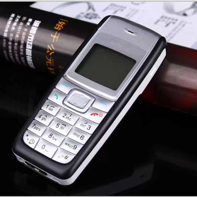 60诺基亚1110经典直板耐用大声音无摄像学生老人手机电池黑色两电一