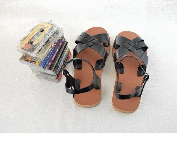 泡沫凉鞋男老式夏季轻便软底沙滩鞋士8090年代儿时经典怀旧复古潮39偏