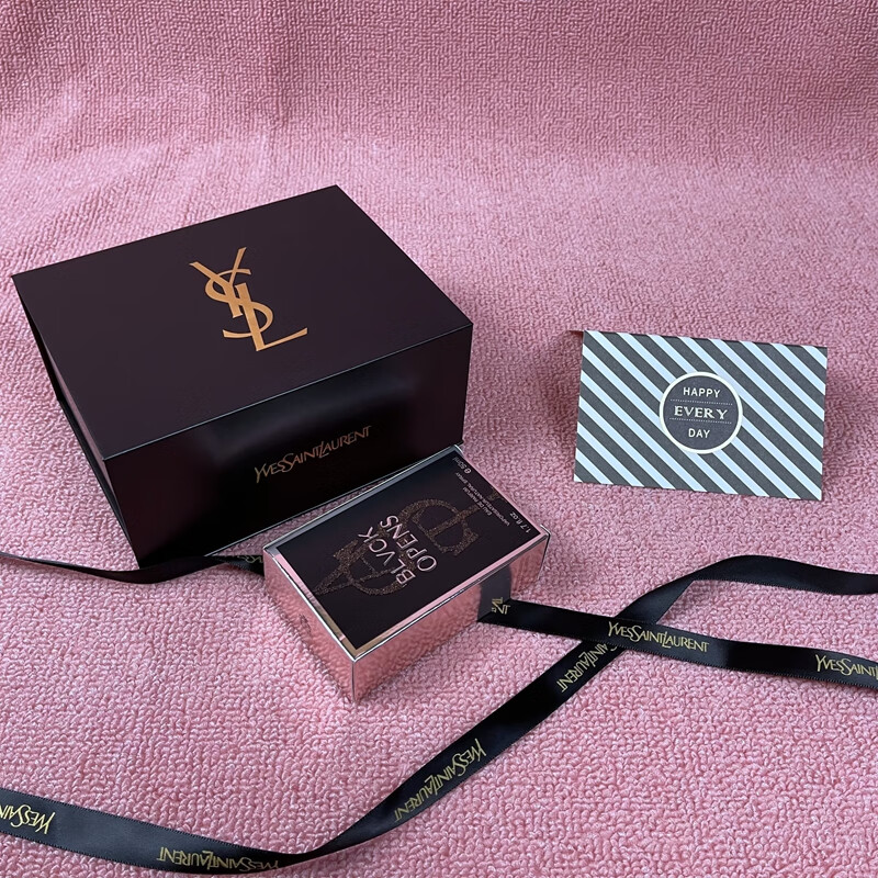ysl礼盒空盒专柜/口红气垫盒子包装盒香水袋子纸袋手袋 口红盒 纸袋
