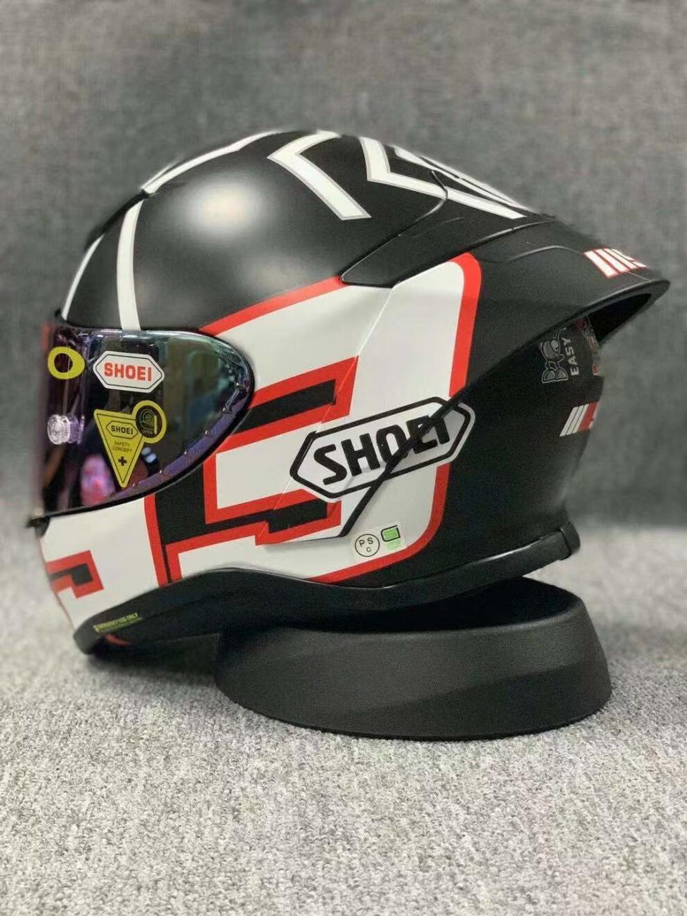 适用于shoei z7尾翼适用于shoei z7头盔机车全盔改装大 免打孔安装