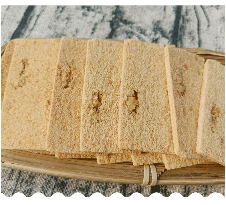 嵌桃麻糕200克南通麻糕传统糕点长寿之乡如皋特产芝麻脆饼云片糕