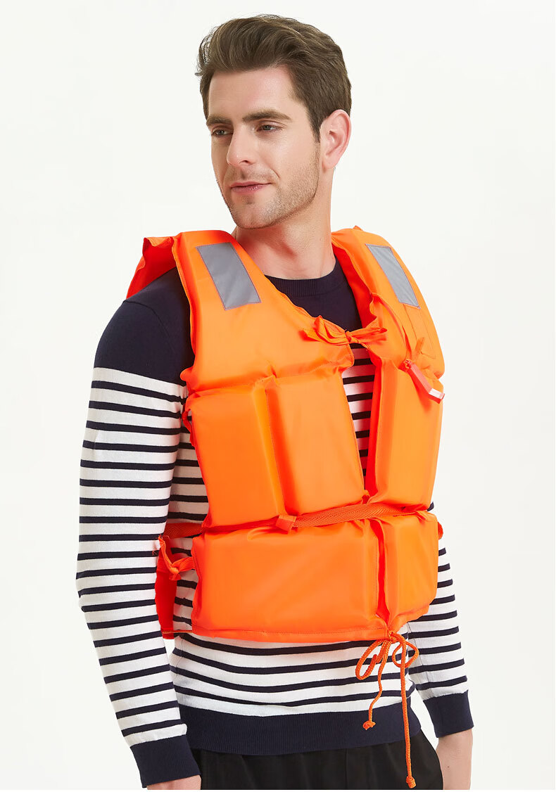 大人救生衣大浮力便携钓鱼马甲儿童浮力背心船用救身求生儿童款简易