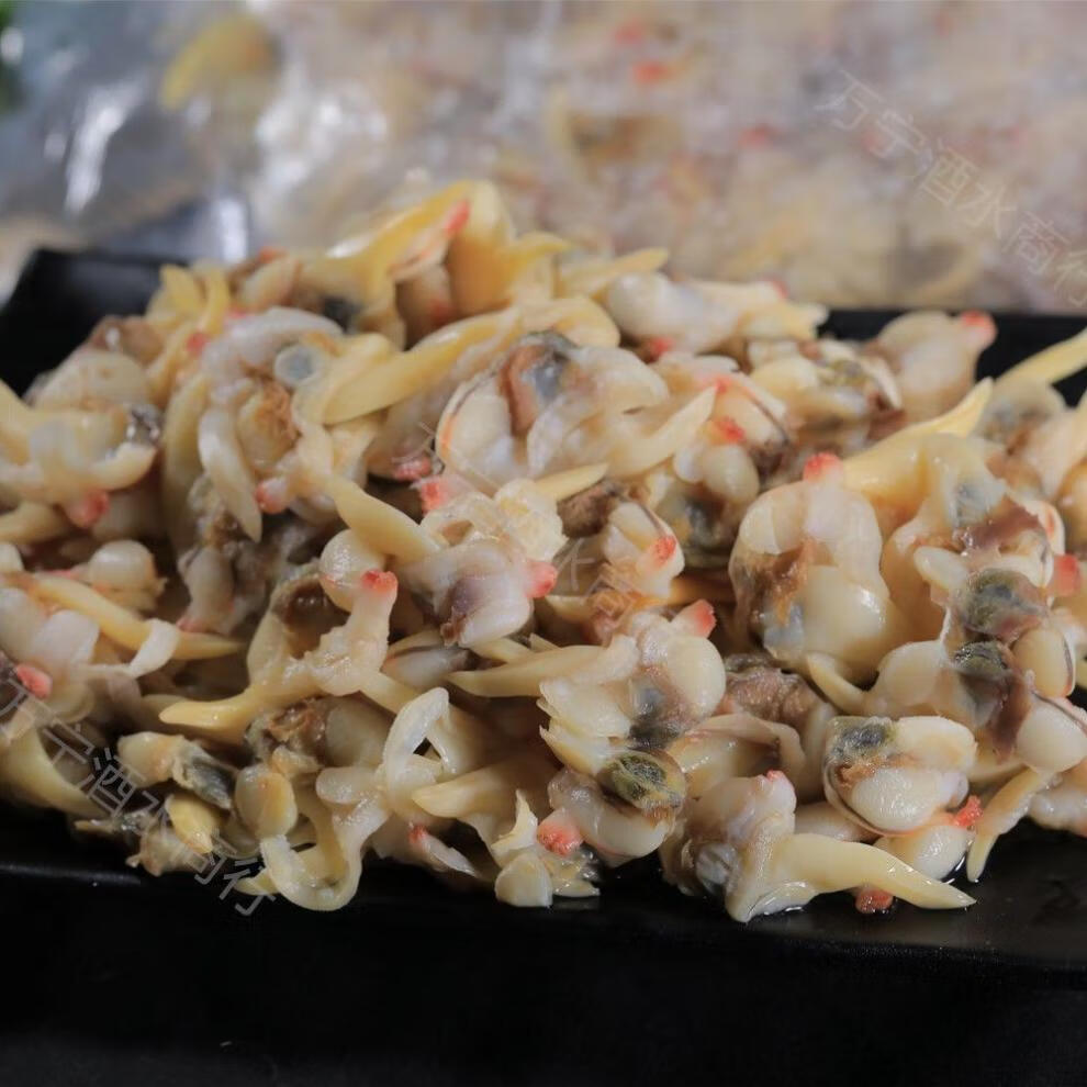 丹东黄蚬的黄蚬肉纯蚬肉一袋500克贝类蚬子花甲黄蚬子蛤蜊肉海鲜京力