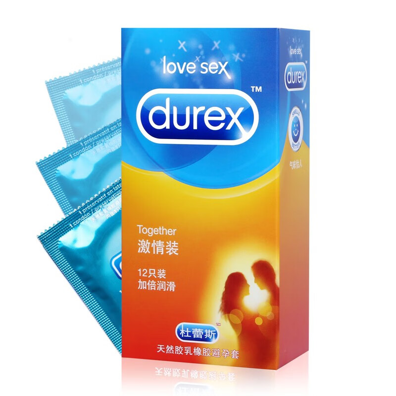 杜蕾斯套激情装12只成人情趣性用品安全套保险套byt计生用品默认
