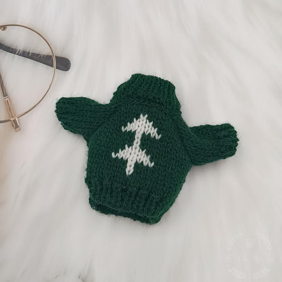 仓鼠金丝熊衣服龙猫荷兰猪鼠衣服刺猬毛衣圣诞帽拍照道具 金丝熊毛衣