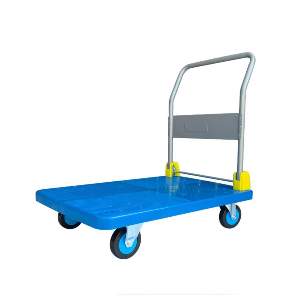 小推车拉货手推车折叠平板车低噪推车货搬运车拖车拉货车载重王迷你版