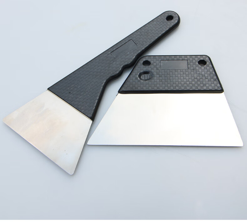 汽车贴膜工具 烫膜铁刮板长短钢刮板2件套 玻璃贴膜铁刮板塞边刮 单独