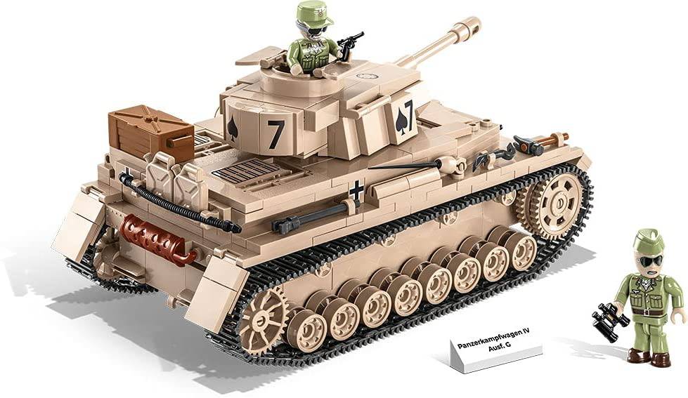 cobi积木二战 cobi 欧洲积木 二战北非 德系panzer iv 四号g型坦克 25
