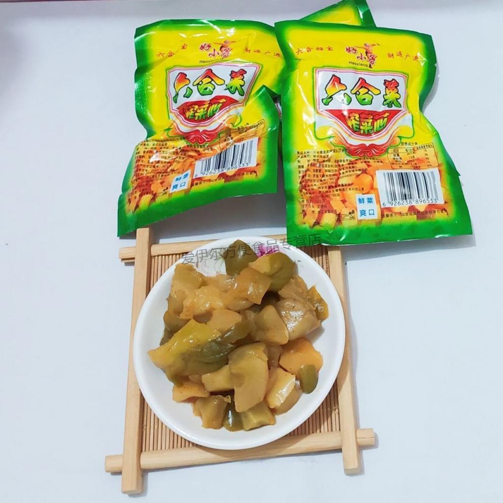 六合榨菜芯配粥好搭档潮汕特产风味榨菜早餐小菜早餐夜宵小菜10小包