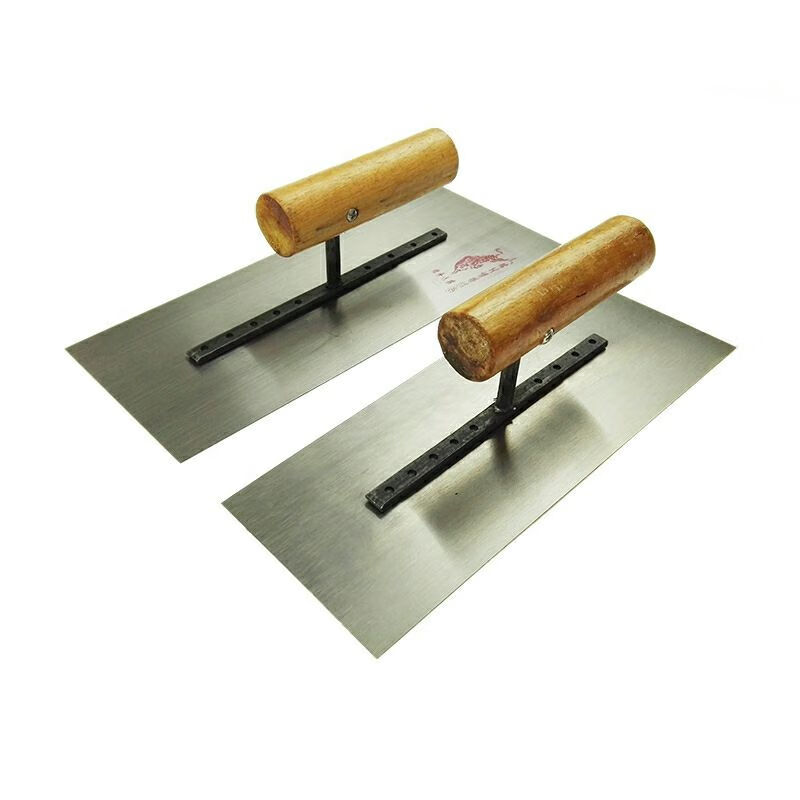 蒙爵不锈钢抹泥板大小抹泥刀批灰刀猛钢铁抹子收刮腻子油灰刀油木工具