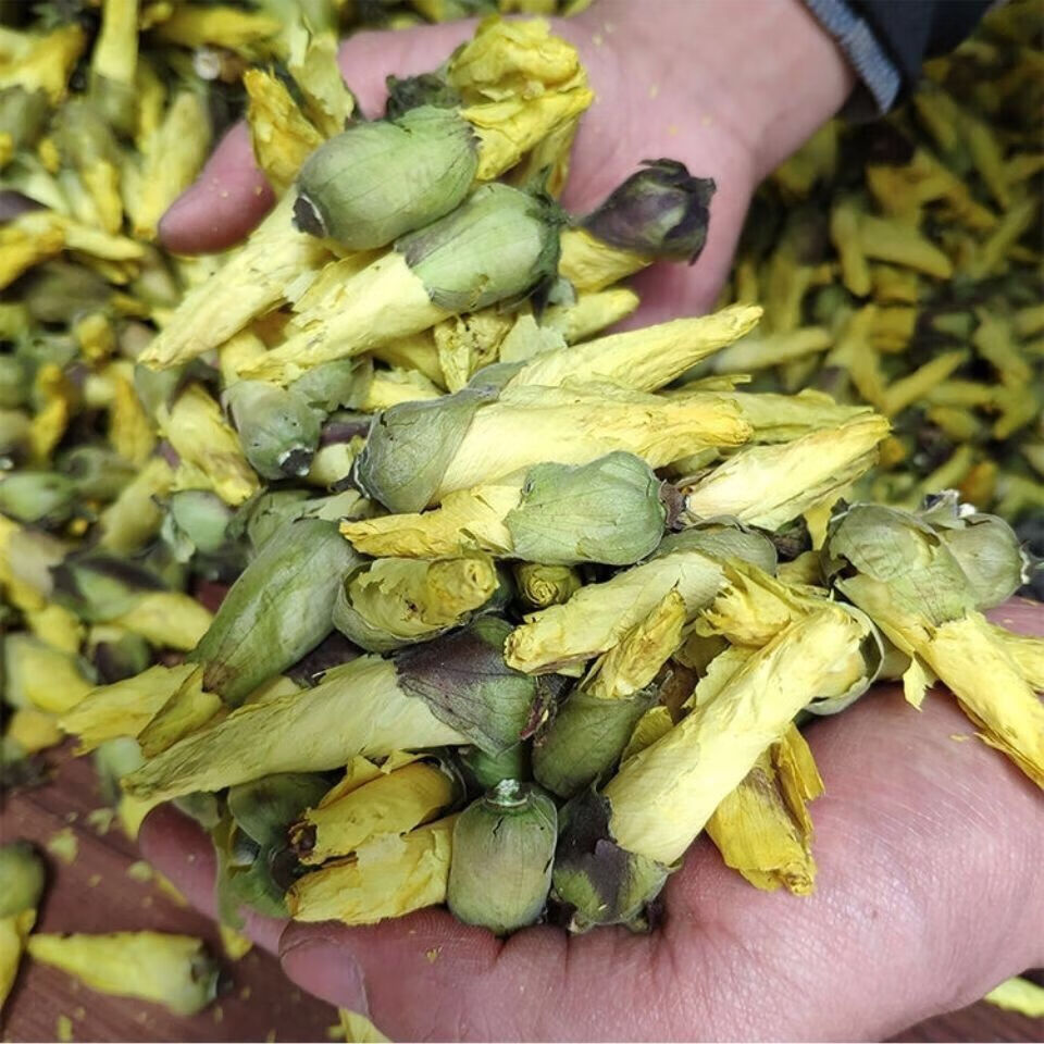 无硫天然新货黄秋葵花茶秋葵花黄蜀葵花干净干花金葵花干花250克秋葵
