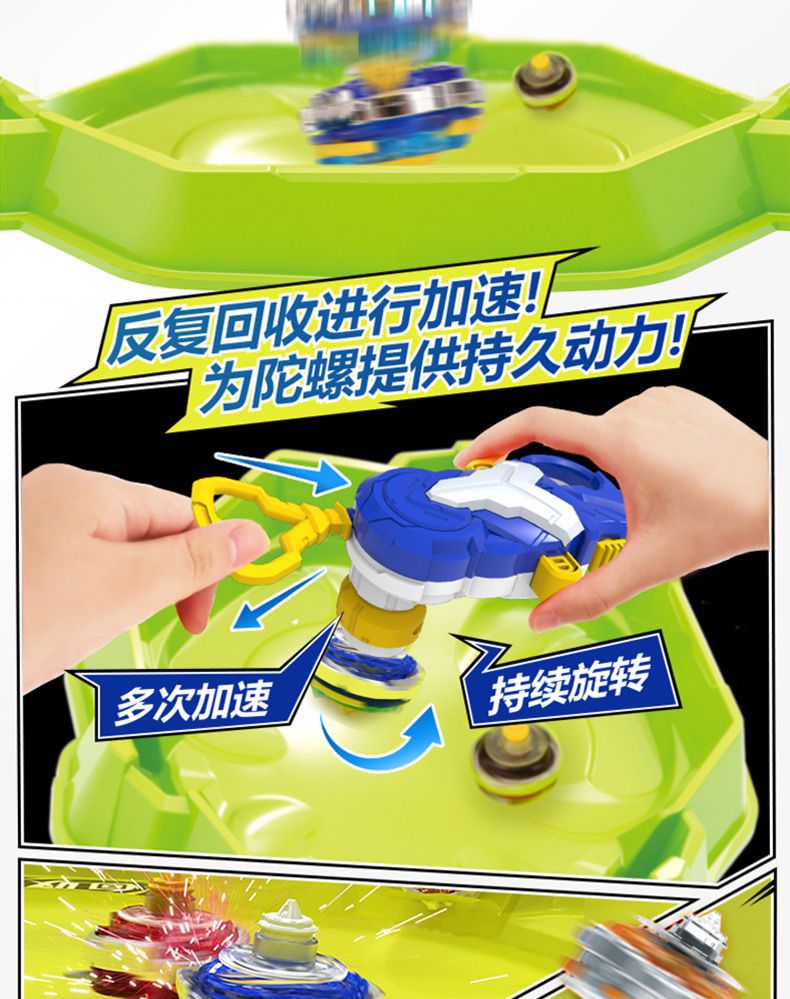 奥迪双钻陀螺玩具儿童飓风战魂5新款战神之翼男孩烈破炎龙战斗盘过年