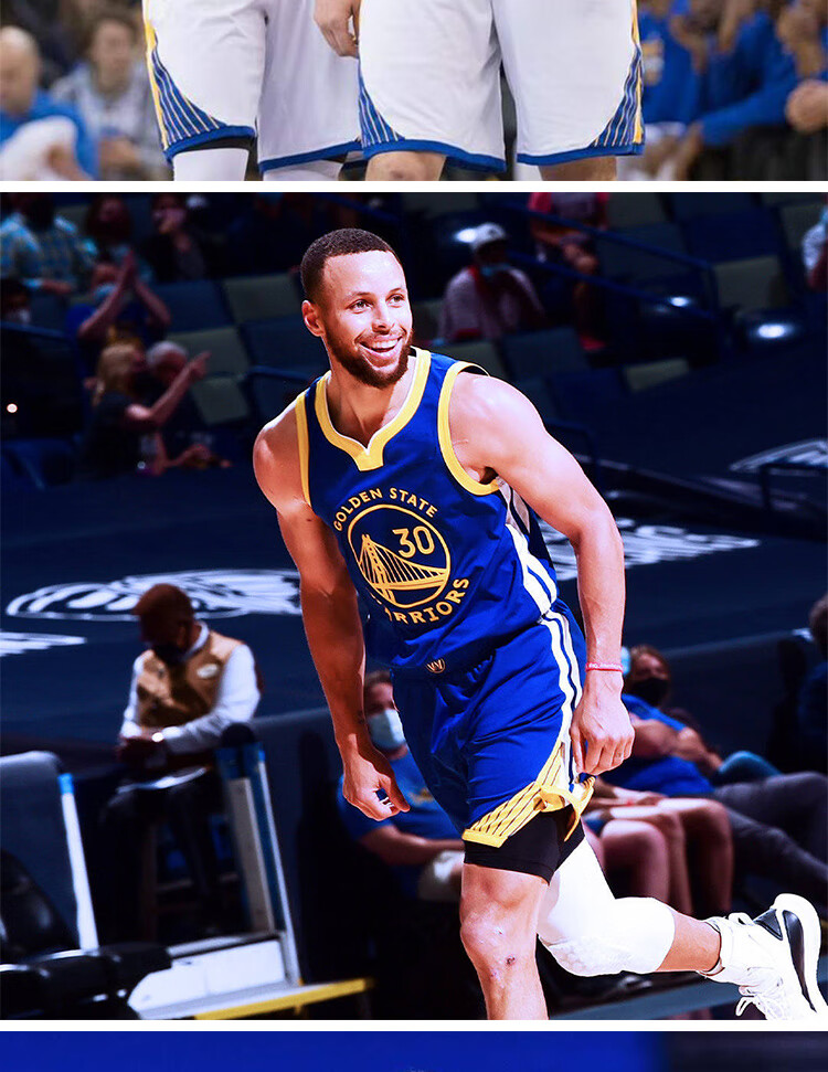 勇士队球衣30号球衣套装定制热压布印城市版汤普森篮球服勇士30号套装