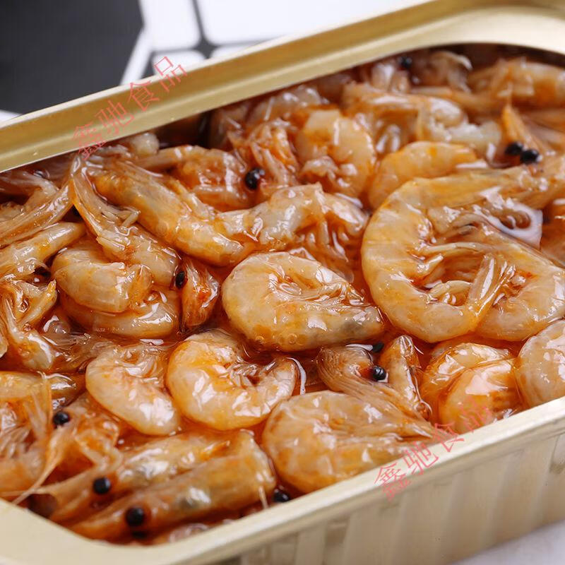 大连特产南极磷虾罐头1罐~10罐海肉下饭即食小吃零食下饭 南极磷虾