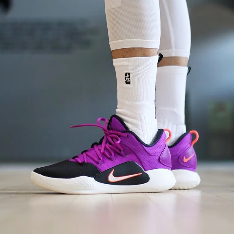 耐克nike男鞋hyperdunk x low 纯白hd2018低帮 实战篮球鞋 ar0465-500