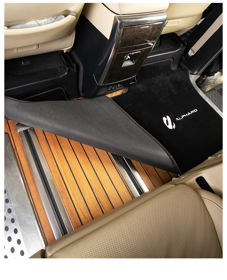 埃尔法丰田商务中排脚垫地毯阿尔法适用于防水防尘皇冠威尔法30系全