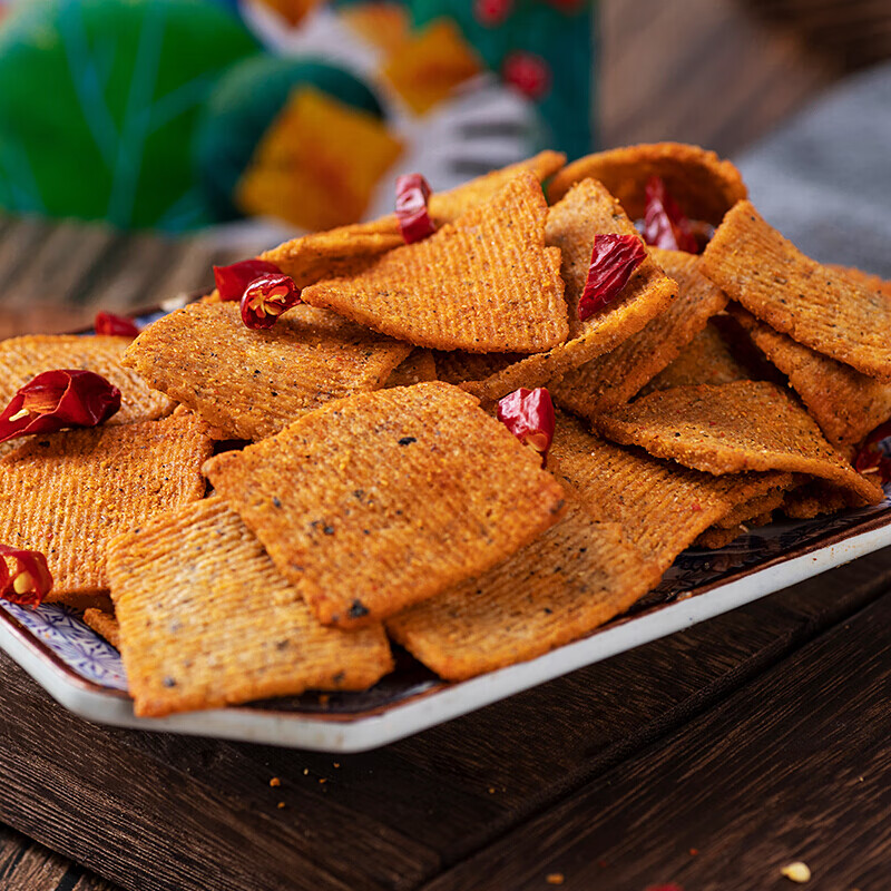 知谷知味吊炉花椒锅巴手工锅巴袋装网红零食麻辣味小吃货食品吊炉锅巴