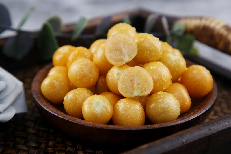 东北云南特产大小黄姑娘黄菇娘果 新鲜水果甜姑娘灯笼果 5斤