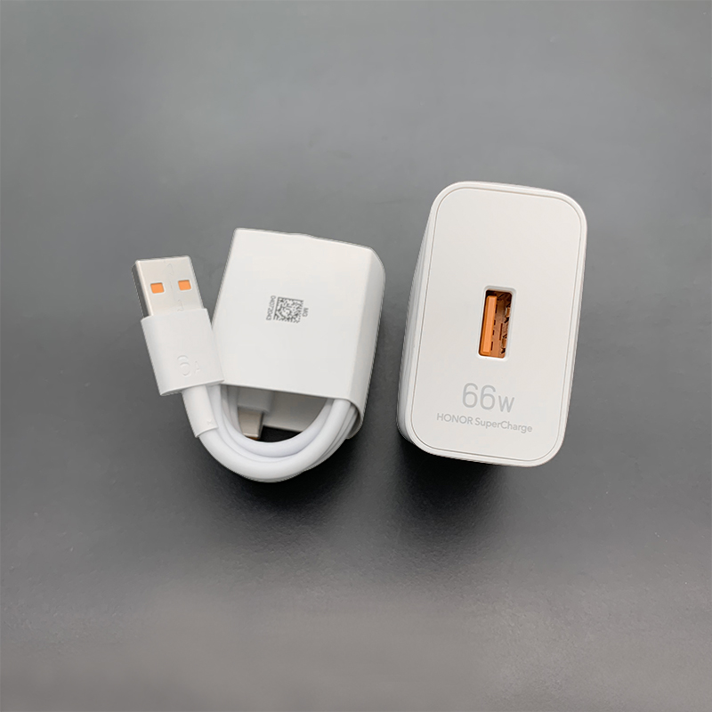 适用荣耀v40轻奢版充电器数据线66w快充6atypec充电线荣耀v40原装充电