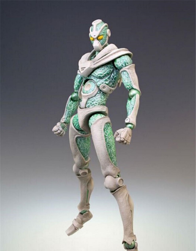 代理版现货超像可动jojo的奇妙冒险替身绿色法皇再版手办成人全新现货