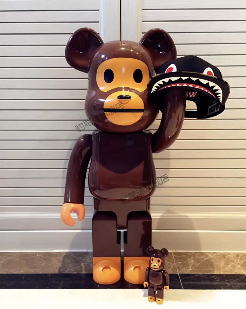 暴力熊大型摆件 bearbrick积木熊梵高自画系列空山基千秋mmj千万两