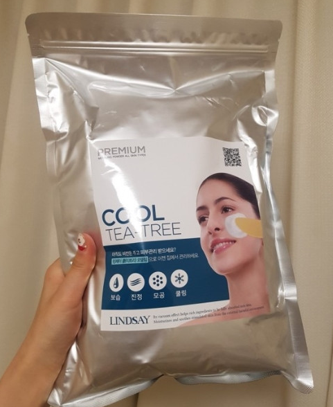 [优质货源]韩国直邮 lindsay林赛茶树舒缓清洁镇静舒缓软膜粉1kg 化解